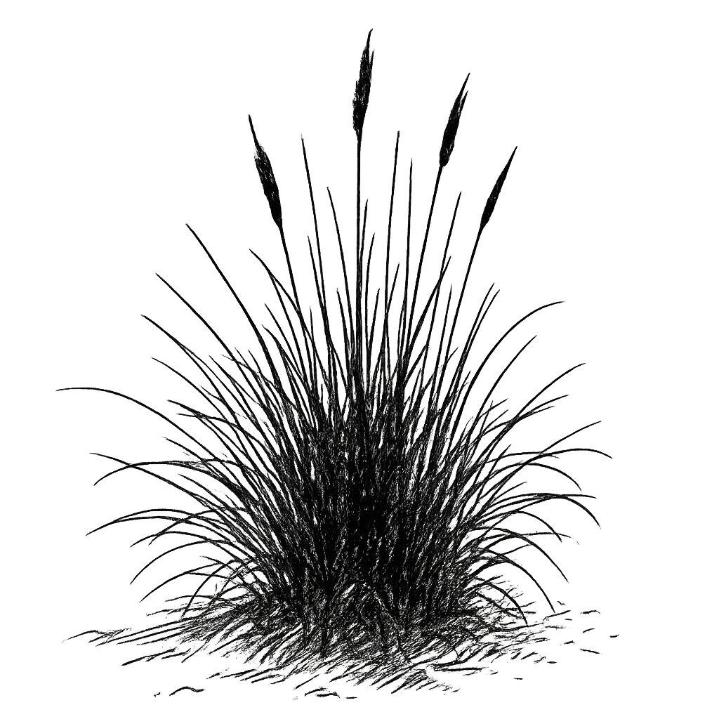 Illustration d’une plante herbacée utilisée dans la décoration du site Le Bout au Vent.