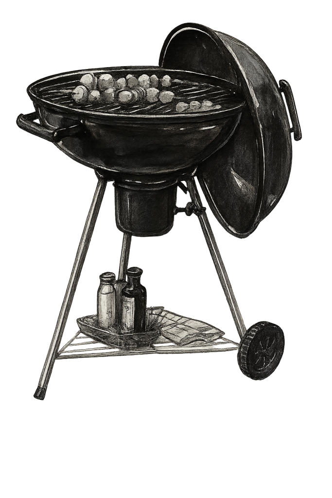 Barbecue disponible à la maison Le Bout au Vent sur l’île d’Oléron.